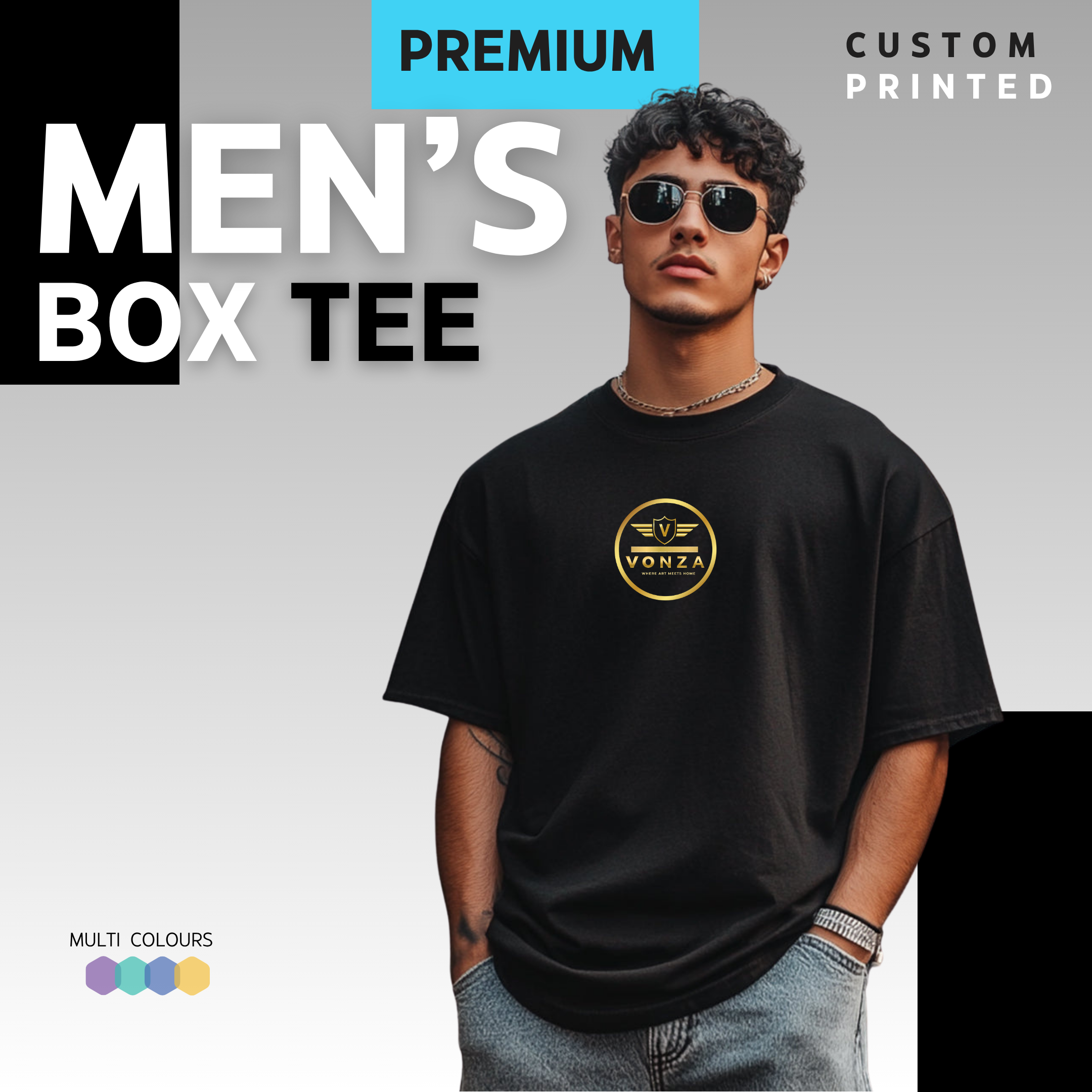Men's Box Tee Shirts